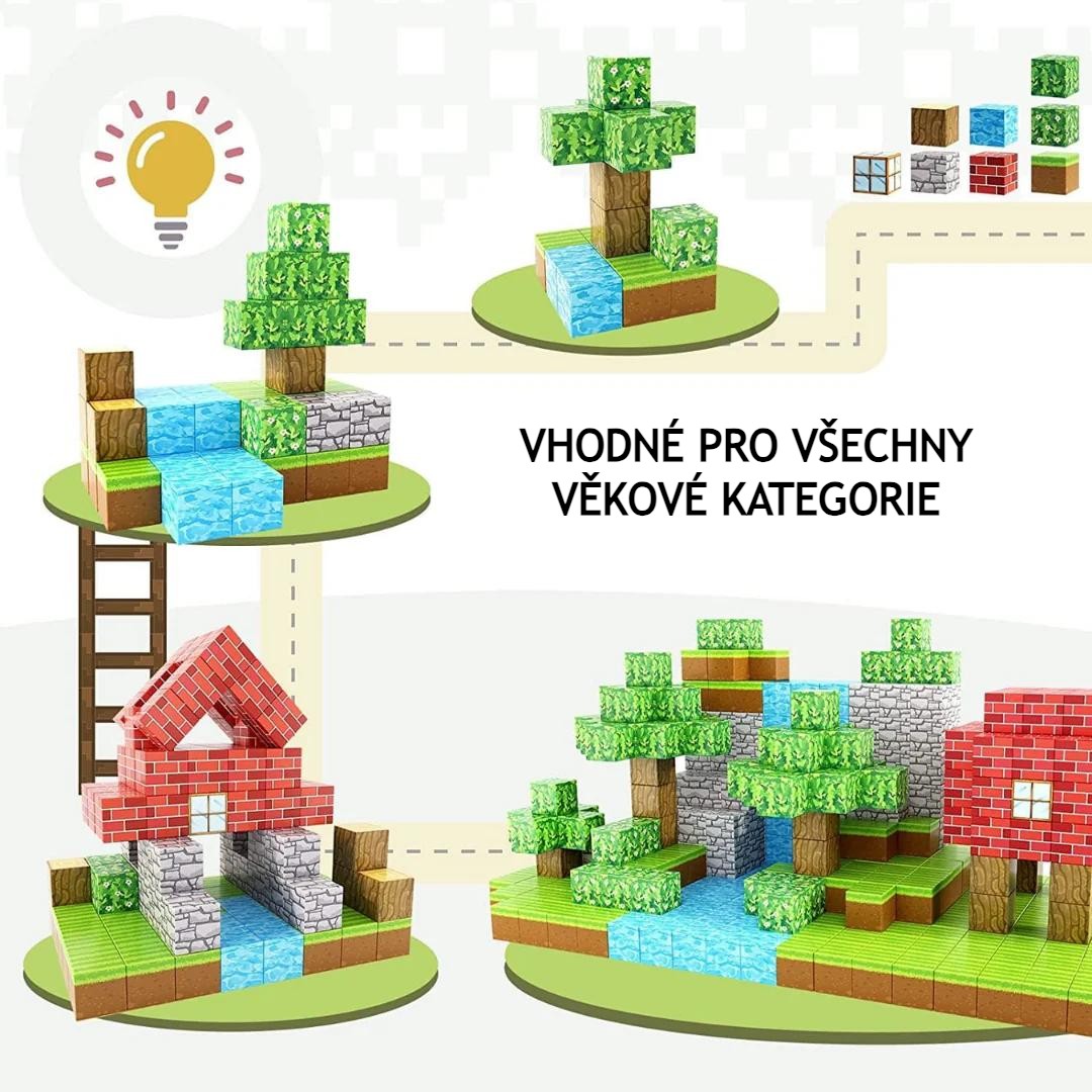 MagnoBlocks – magnetické stavební kostky